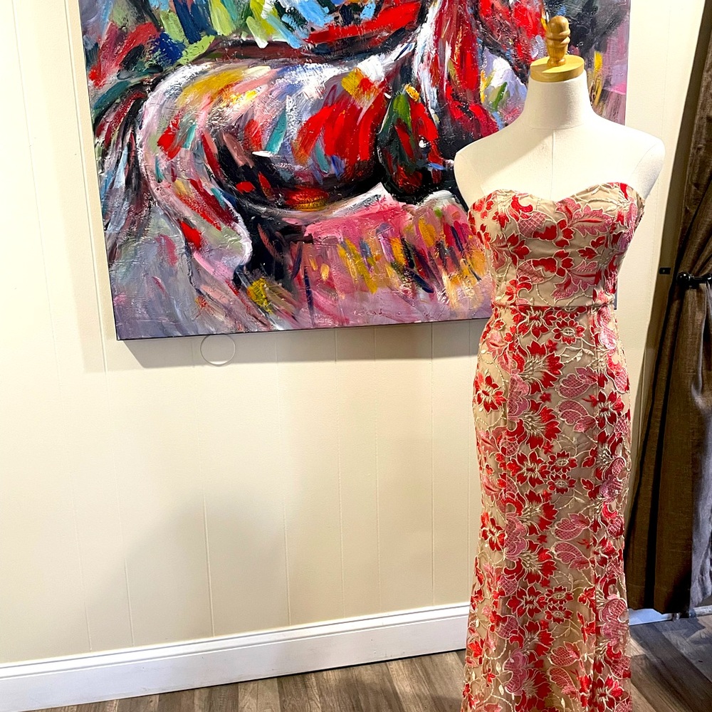 Floor length gown
